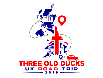 Three Old Ducks UK Road Trip 2019 logo design by torresace