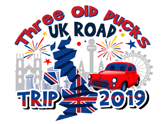 Three Old Ducks UK Road Trip 2019 logo design by ingepro