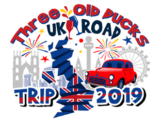Three Old Ducks UK Road Trip 2019 logo design by ingepro