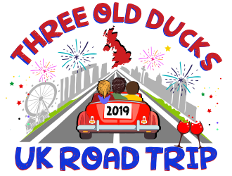 Three Old Ducks UK Road Trip 2019 logo design by aldesign
