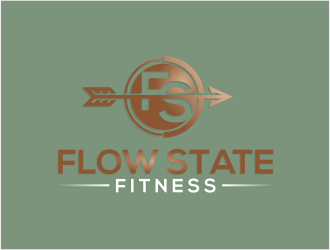 Flow State Fitness logo design by pakderisher