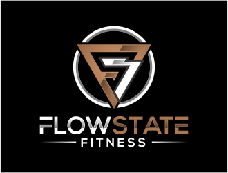 Flow State Fitness logo design by pakderisher