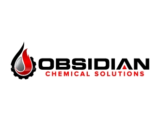Obsidian Chemical Solutions logo design by jaize
