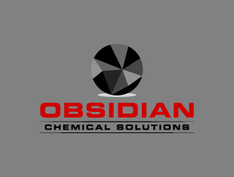 Obsidian Chemical Solutions logo design by torresace