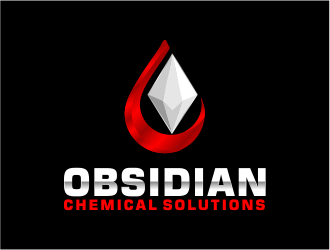 Obsidian Chemical Solutions logo design by meliodas