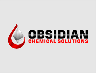 Obsidian Chemical Solutions logo design by meliodas