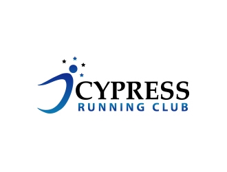 Cypress Running Club logo design by shernievz