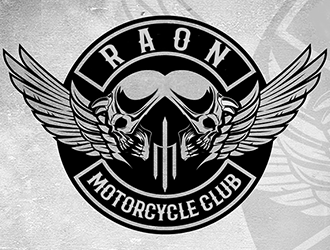 Motorcycle Club RAON logo design by Optimus