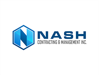 Nash Contracting & Management Inc. logo design by hole