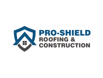 Pro-Shield Roofing & Construction logo design by iltizam