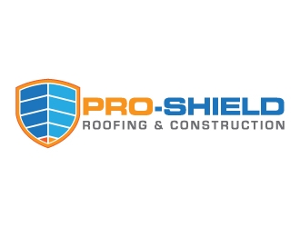 Pro-Shield Roofing & Construction logo design by J0s3Ph