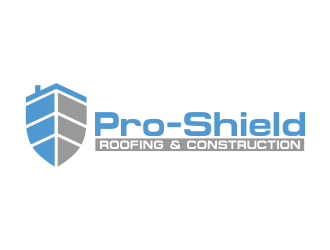 Pro-Shield Roofing & Construction logo design by done