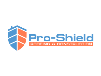 Pro-Shield Roofing & Construction logo design by done