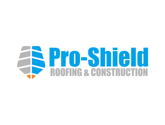 Pro-Shield Roofing & Construction logo design by Greenlight