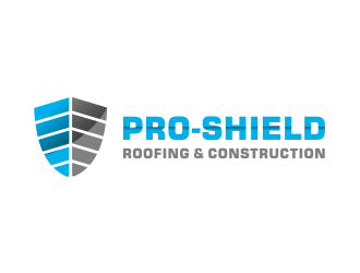 Pro-Shield Roofing & Construction logo design by meliodas
