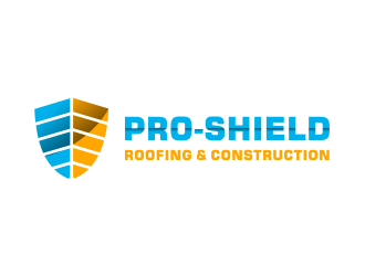Pro-Shield Roofing & Construction logo design by meliodas