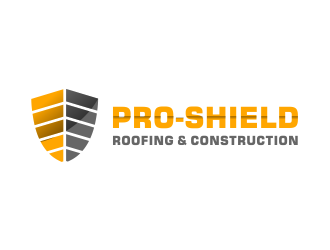 Pro-Shield Roofing & Construction logo design by meliodas
