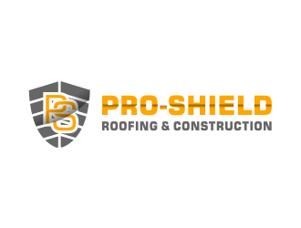 Pro-Shield Roofing & Construction logo design by meliodas