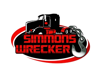 Simmons Wrecker logo design by gitzart