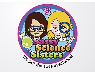 Sassy Science Sisters logo design by ABdisenio
