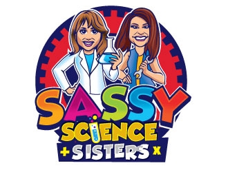 Sassy Science Sisters logo design by invento