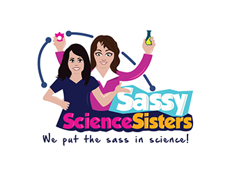 Sassy Science Sisters logo design by Suvendu