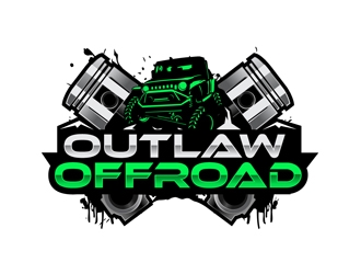 Outlaw Offroad logo design by DreamLogoDesign