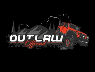 Outlaw Offroad logo design by DreamLogoDesign