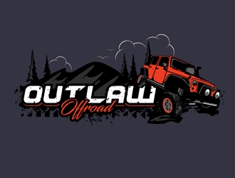 Outlaw Offroad logo design by DreamLogoDesign