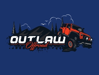 Outlaw Offroad logo design by DreamLogoDesign