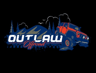 Outlaw Offroad logo design by DreamLogoDesign