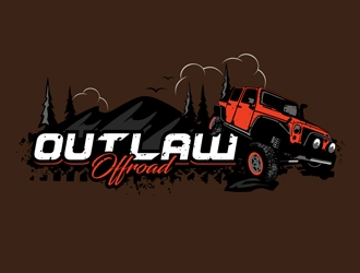 Outlaw Offroad logo design by DreamLogoDesign