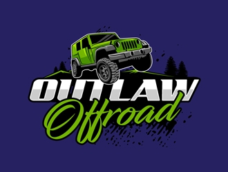 Outlaw Offroad logo design by DreamLogoDesign