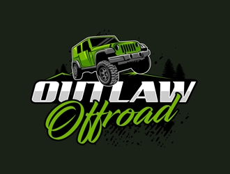 Outlaw Offroad logo design by DreamLogoDesign