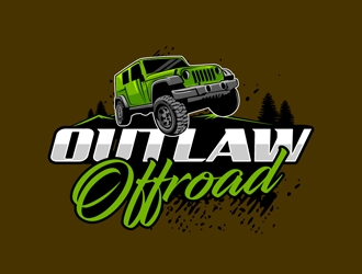 Outlaw Offroad logo design by DreamLogoDesign