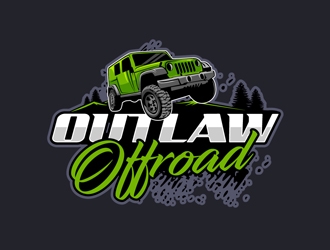 Outlaw Offroad logo design by DreamLogoDesign