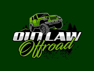 Outlaw Offroad logo design by DreamLogoDesign