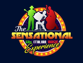 THE SENSATIONAL 60s ITALIAN MUSIC EXPERIENCE logo design by DreamLogoDesign