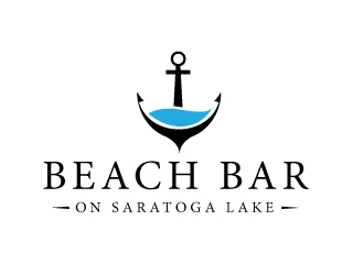 Beach Bar on Saratoga Lake logo design by Conception