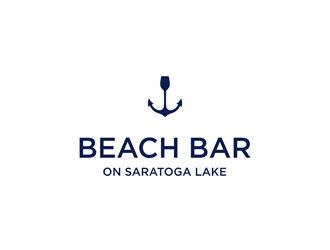 Beach Bar on Saratoga Lake logo design by logolady