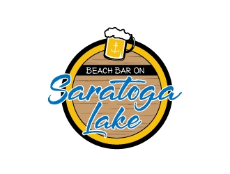 Beach Bar on Saratoga Lake logo design by akosiabu