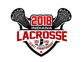 2018 Indiana Lacrosse State Championship logo design by DreamLogoDesign