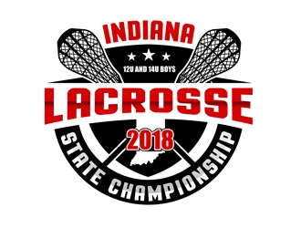 2018 Indiana Lacrosse State Championship logo design by DreamLogoDesign