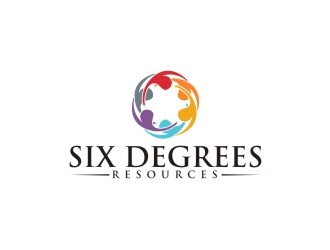 Six Degrees Resources logo design by agil