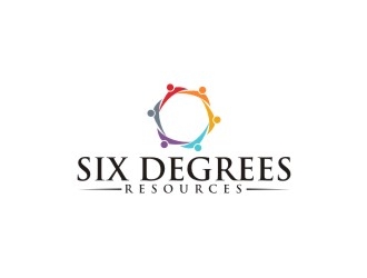 Six Degrees Resources logo design by agil