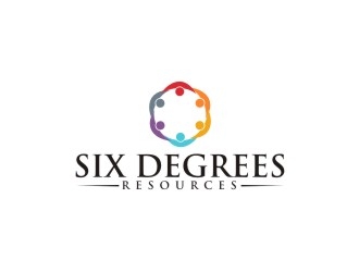 Six Degrees Resources logo design by agil