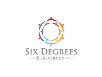 Six Degrees Resources logo design by Franky.