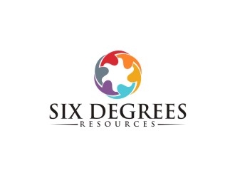 Six Degrees Resources logo design by agil