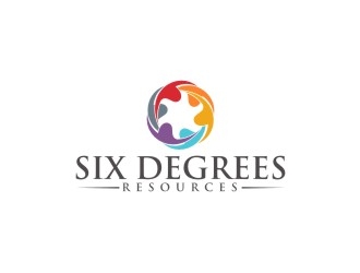 Six Degrees Resources logo design by agil
