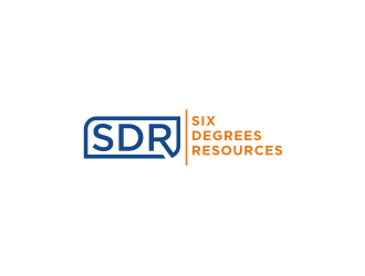 Six Degrees Resources logo design by bricton